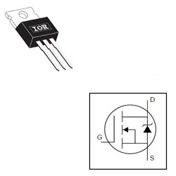 FQPF8N60C  N-канальный MOSFET. 600V, 8A, 1.2Ω