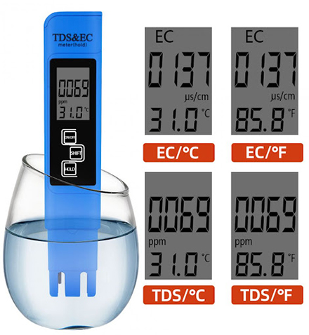 TDS-5b - прибор для измерения концентрации солей в воде