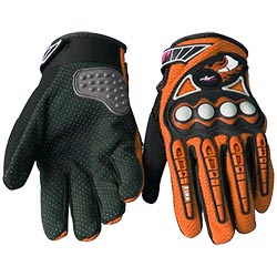 Перчатки PRO-BIKER MCS-23 (вело-, мото спорт), оранжевые, XL